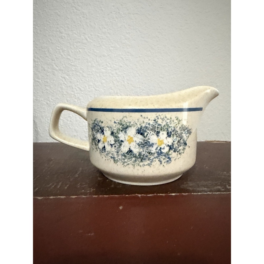 Lenox Temper-Ware Dewdrops Creamer Pitcher Floral MCM